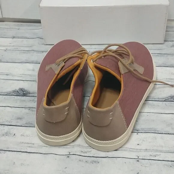 Bixby Nomad Red Canvas Ulealian Vulcanized Sneakers Mens Sz 9.5. - Picture 6 of 7